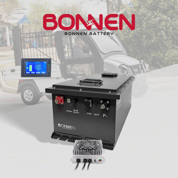 गोल्फ कार्ट्स के लिए 60V 100Ah LiFePO4 बैटरी कम गति वाले वाहन उच्च वोल्टेज लंबे जीवन